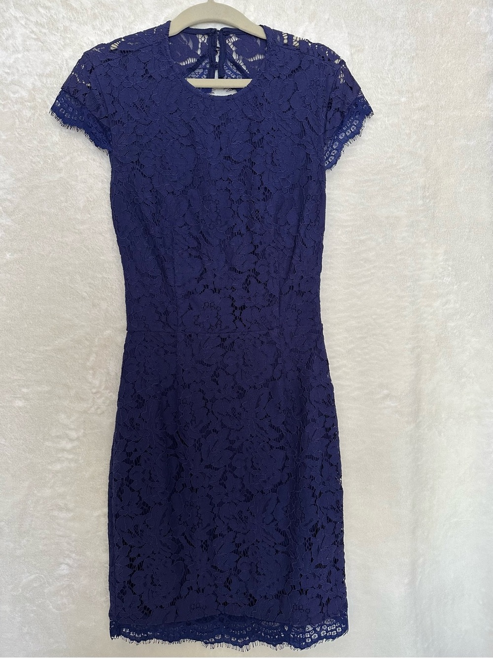 Missguided+ Navy Blue Floral Lace Sheath Dress NWT
